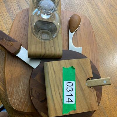 MCM Danish & Italian Wood Serving Sets