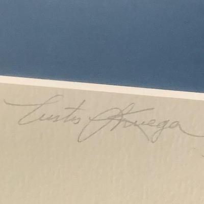 Signed Cape Fear Tugs Framed Print