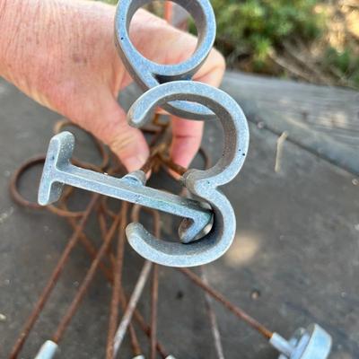 Lot 167 Small Branding Irons