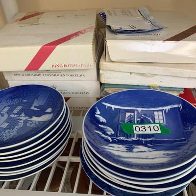 1959-1980s Bing & Grondahl Christmas Plates Lot