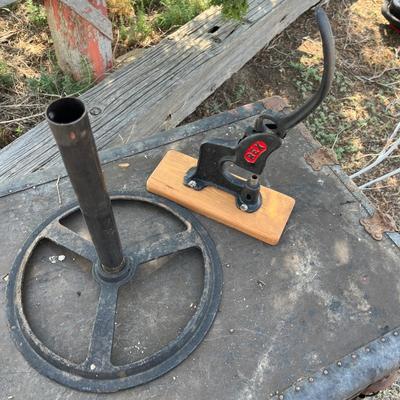 Lot 168 Punch & stand
