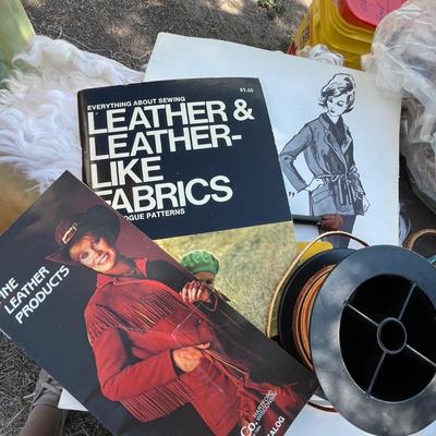 Lot 172 Leather & fur items