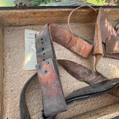 Lot 173 Box of leather