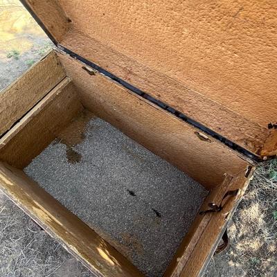 Lot 174 Antique Trunk
