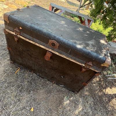Lot 174 Antique Trunk