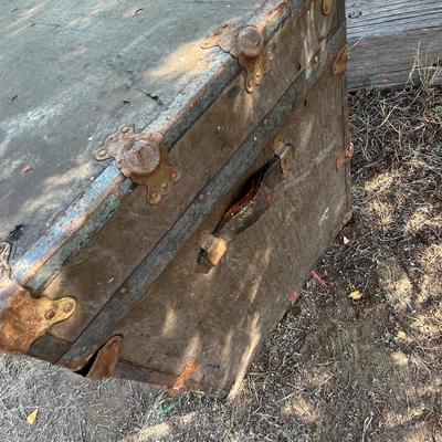 Lot 174 Antique Trunk