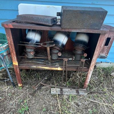 Lot 180 Old Stove & misc