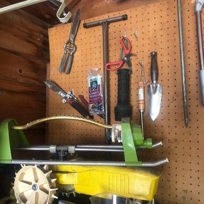 Sprinklers & misc garden tools