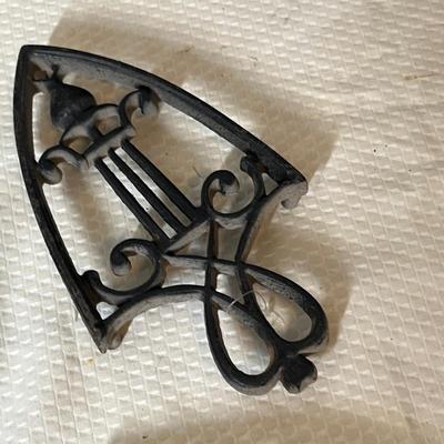 Lot 190 Cast Iron Trivets & other