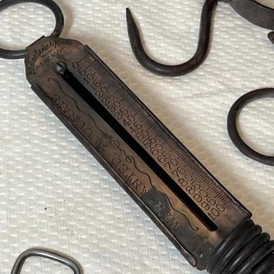 Lot 202 Antique scales