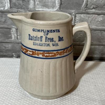 Lot 203 Red Wing Stoneware Advertising Crock