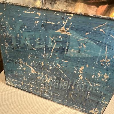 Lot 213 Antique Tin Box