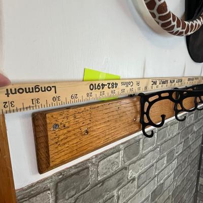Lot 217 Antique coat rack