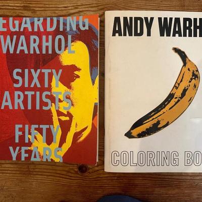 Andy Warhol Art Book and Coloring Book