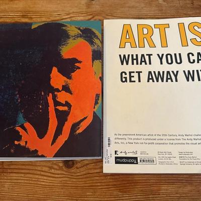 Andy Warhol Art Book and Coloring Book