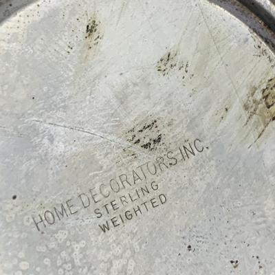 Weighted Sterling Silver Candle Bases