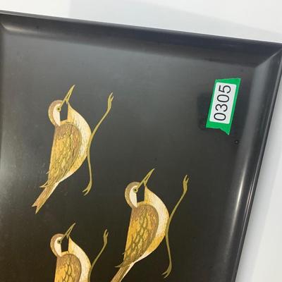 MCM Serving Tray Couroc Sand Pipers