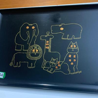MCM Couroc Serving Tray Jungle Animals
