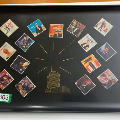 MCM Style Serving Tray Singers of the Past