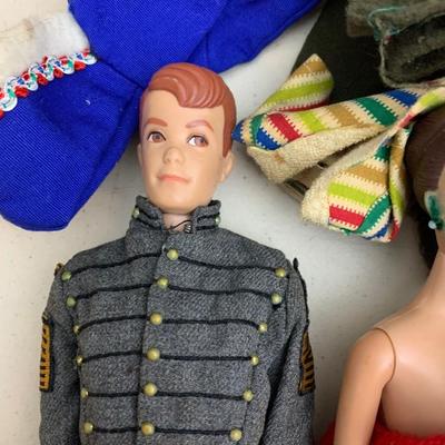 Vintage Barbie / GIJoe Dolls Clothes Carry Case