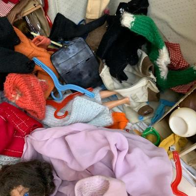 Vintage Barbie / GIJoe Dolls Clothes Carry Case