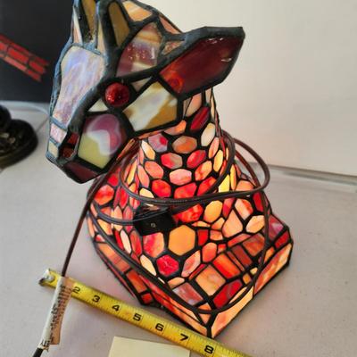Stained Glass Giraffe Table Lamp Light