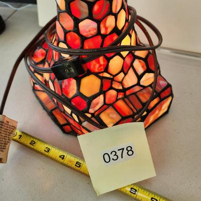 Stained Glass Giraffe Table Lamp Light