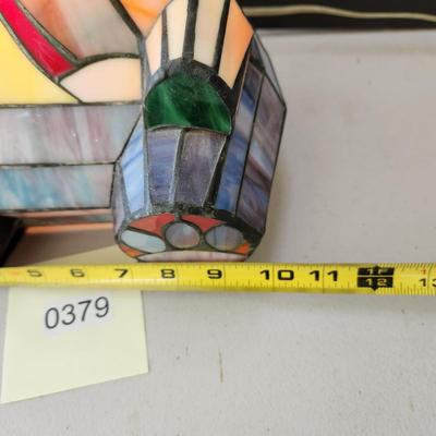 Stained Glass Teddy Bear Accent Lamp Light