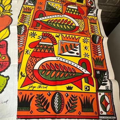 Lot 232 Funky 60s linens