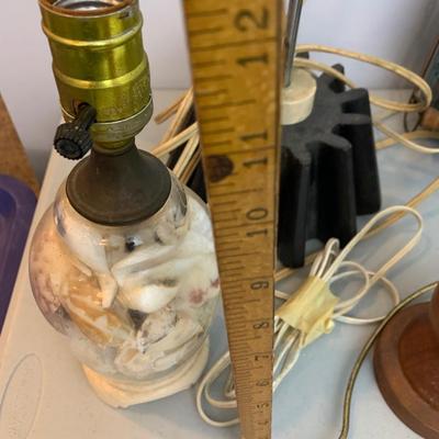 Vintage Lamps Lot Seashells MCM Hand Made +++
