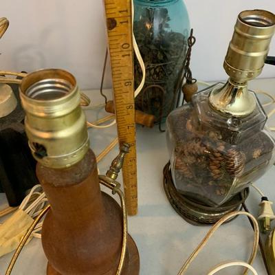 Vintage Lamps Lot Seashells MCM Hand Made +++