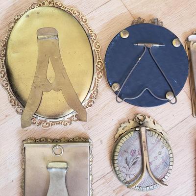 Ornate Metal Frames with Black & White Portrait Photographs (LR-KD)