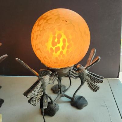 2 Dragonfly Table Lamps Lights