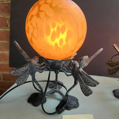 2 Dragonfly Table Lamps Lights