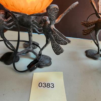 2 Dragonfly Table Lamps Lights