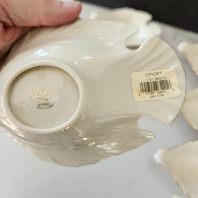 Lot of 9 Lenox Dove Dishes 8"