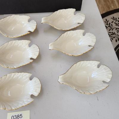 Lot of 9 Lenox Dove Dishes 8"