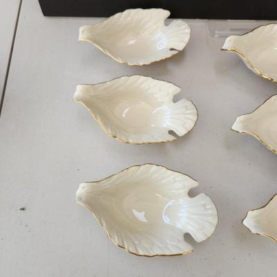 Lot of 9 Lenox Dove Dishes 8"