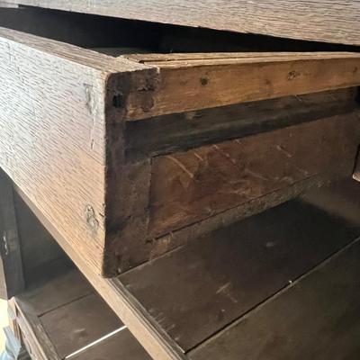 Ornate Wood Cabinet (LR-KD)