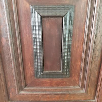Ornate Wood Cabinet (LR-KD)