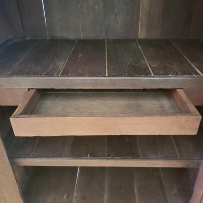 Ornate Wood Cabinet (LR-KD)