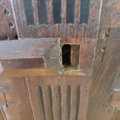 Ornate Wood Cabinet (LR-KD)