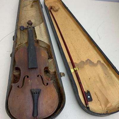 Antique Violin In Case