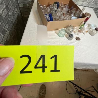 Lot 241 Flat of small bottles