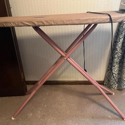 Iron and ironing board