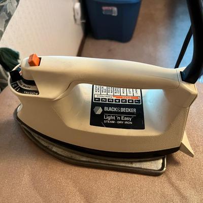 Iron and ironing board