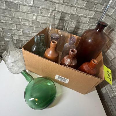 Lot 248 Box of Large bottles