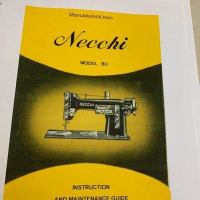 Necchi Sewing Machine & Attachments