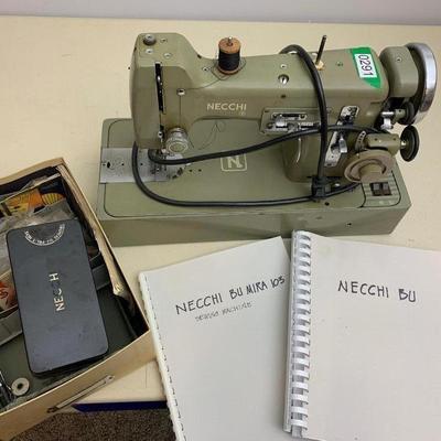 Necchi Sewing Machine & Attachments