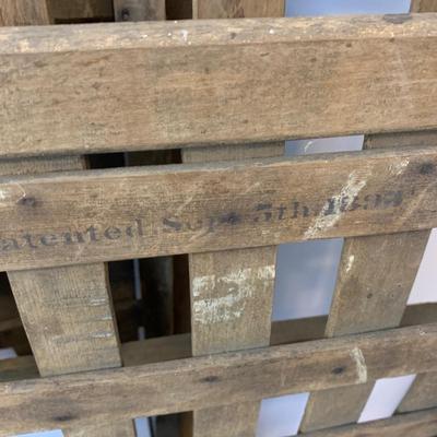 Antique Wood Folding Chairs Patent 1893